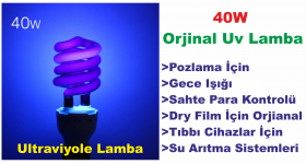 Ultraviyole Lamba 40W - Blacklight (Orjinal UV)